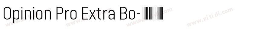 Opinion Pro Extra Bo字体转换